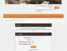 Tablet Screenshot of forum.hinterkaifeck.net
